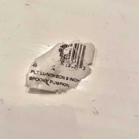 9" Spooky JOL Pumpkin  FIESTAWARE Orange Halloween Luncheon Plate Only - Picture 6 of 10